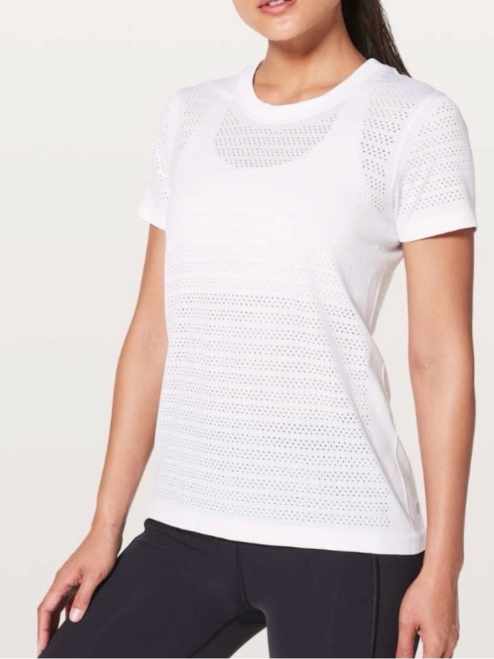 Lululemon Breeze By Short Sleeve Top in White